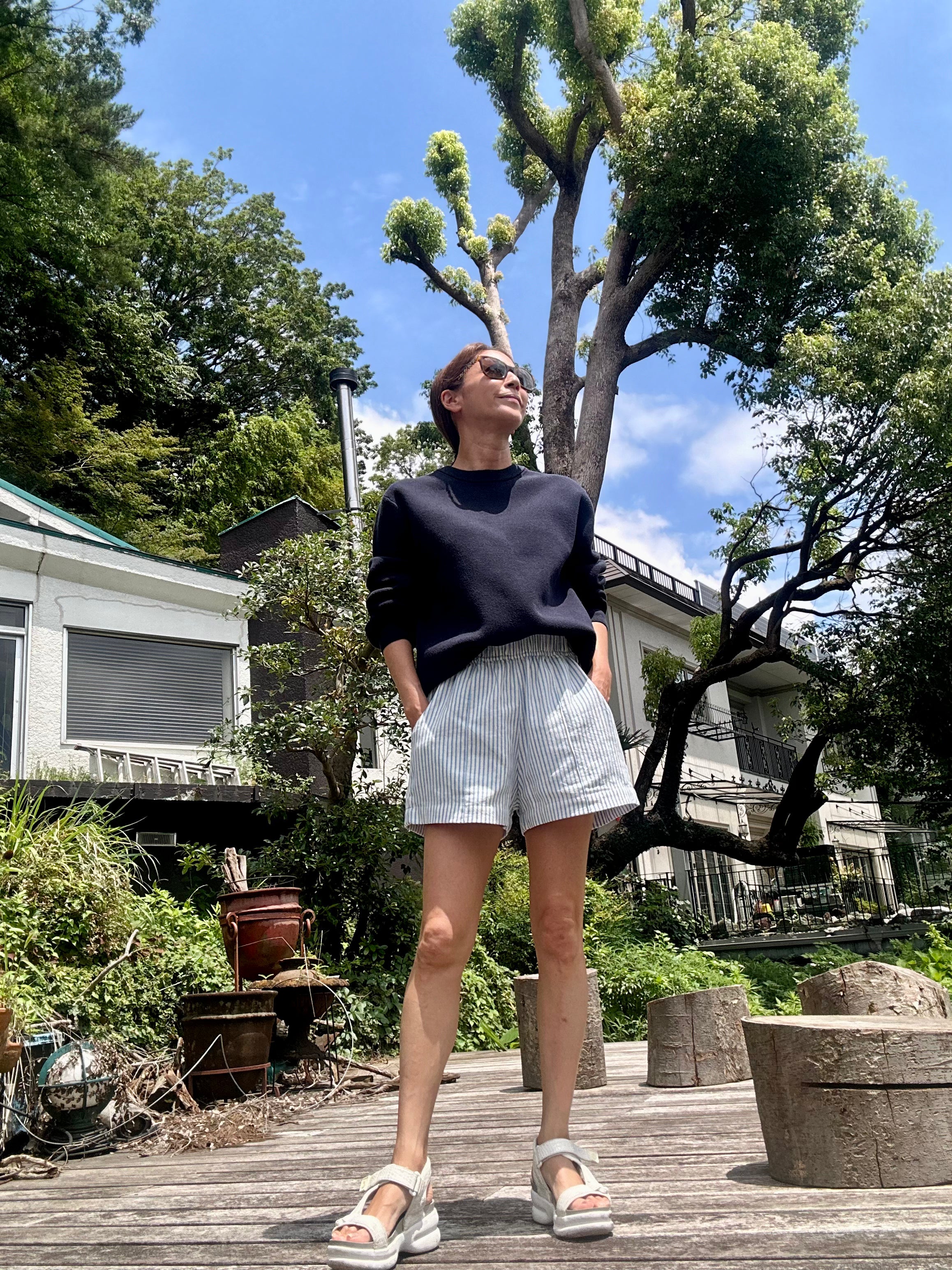 高級8万円○KristenseN DU NORD ショートパンツ レディースM程 高級8万円○KristenseN DU NORD ショートパンツ レディースM程
